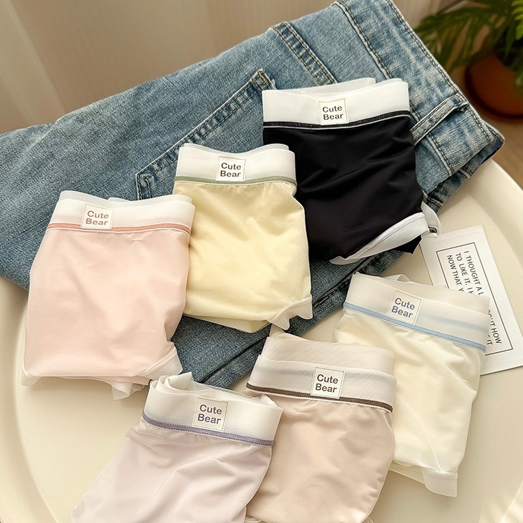無痕冰絲薄款速乾面膜內褲