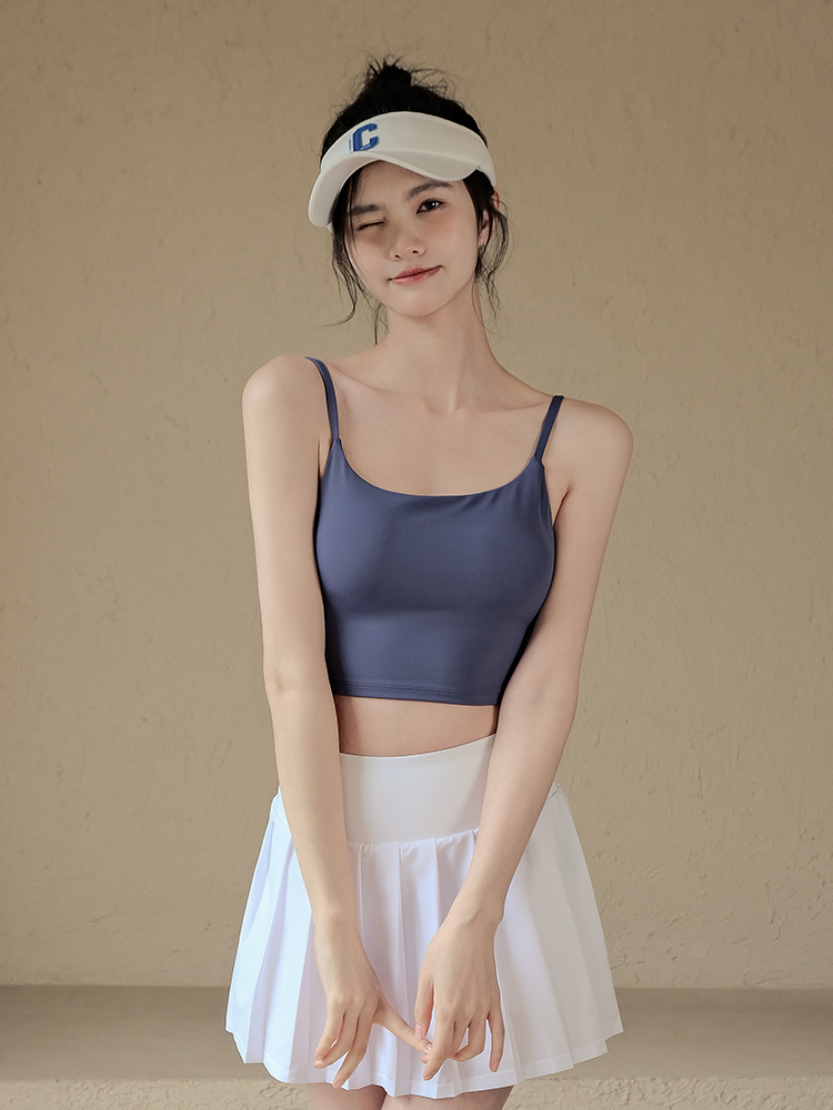 一體式細肩帶防震運動文胸