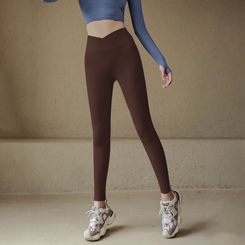高腰提臀彈力運動訓練瑜伽緊身長褲