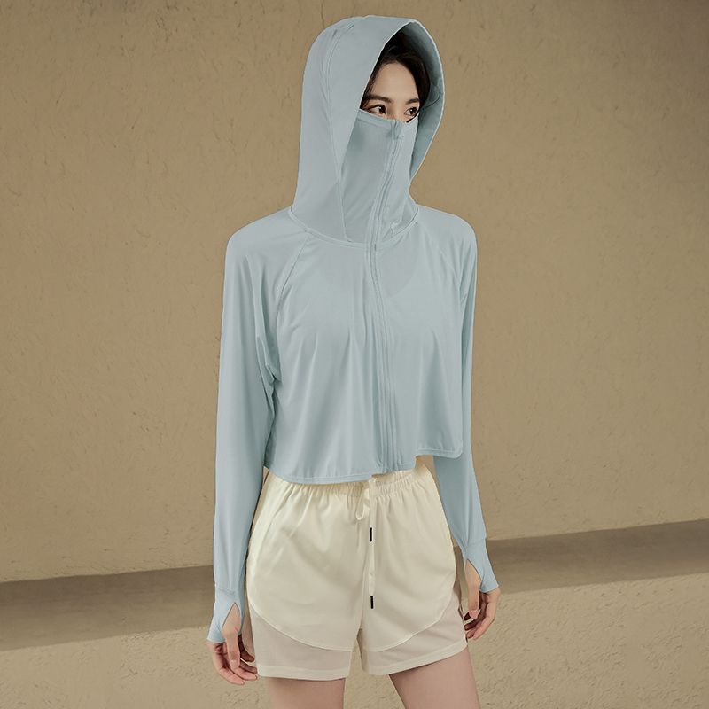 寛鬆防曬瑜伽外套