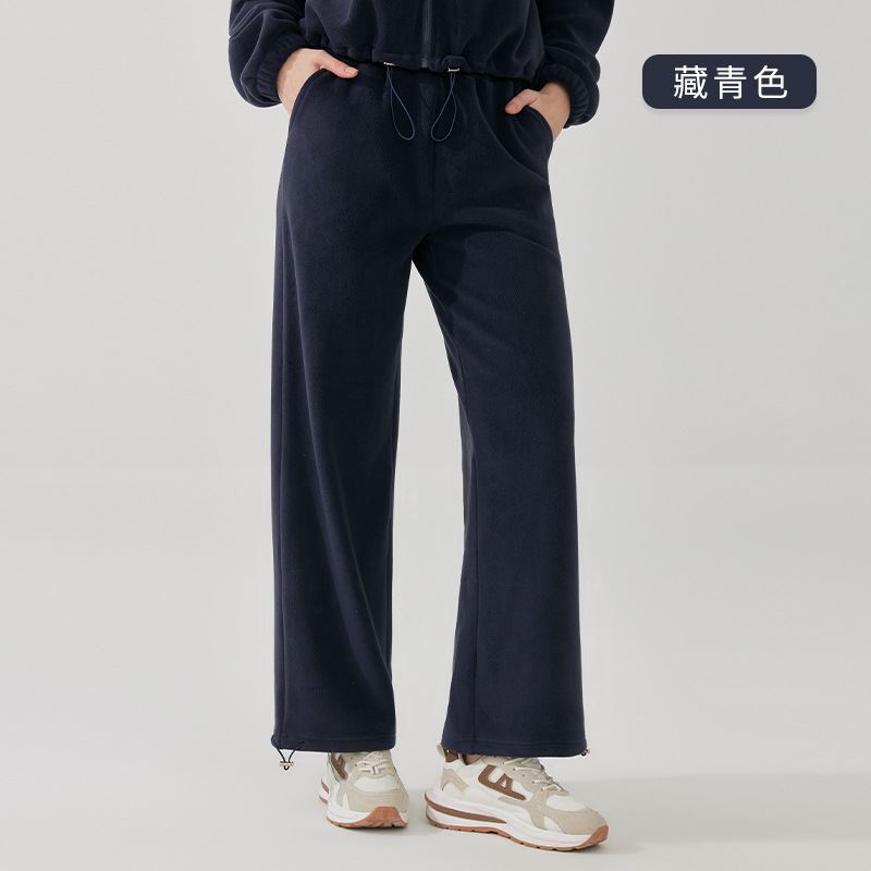 寬鬆高腰防風運動褲