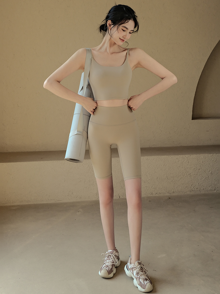 緊身速乾瑜伽五分褲