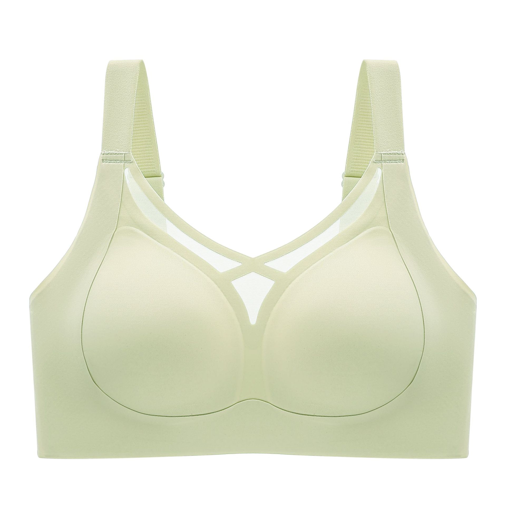 無痕超薄大胸顯小吸汗舒適透氣聚攏防下垂無鋼圈文胸