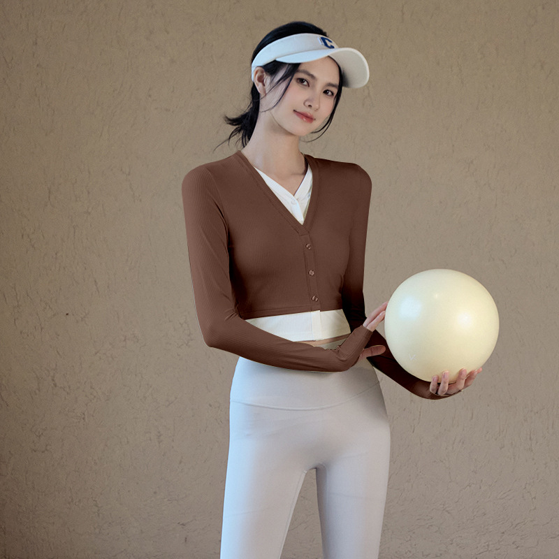 修身顯瘦假兩件長袖