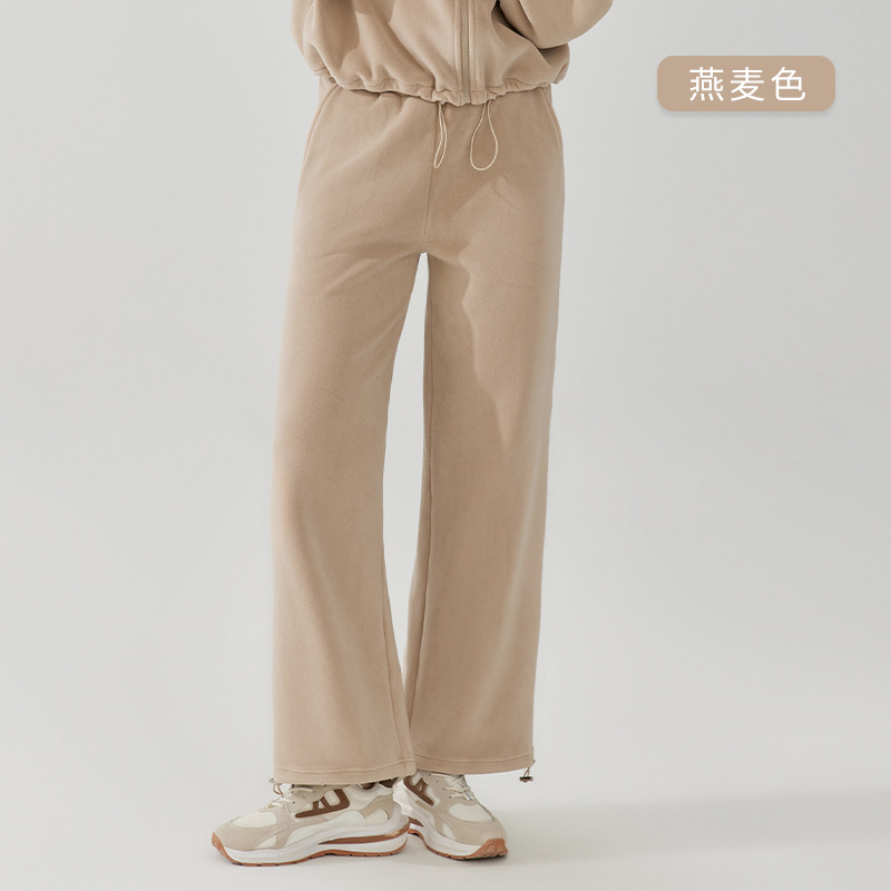 寬鬆高腰防風運動褲