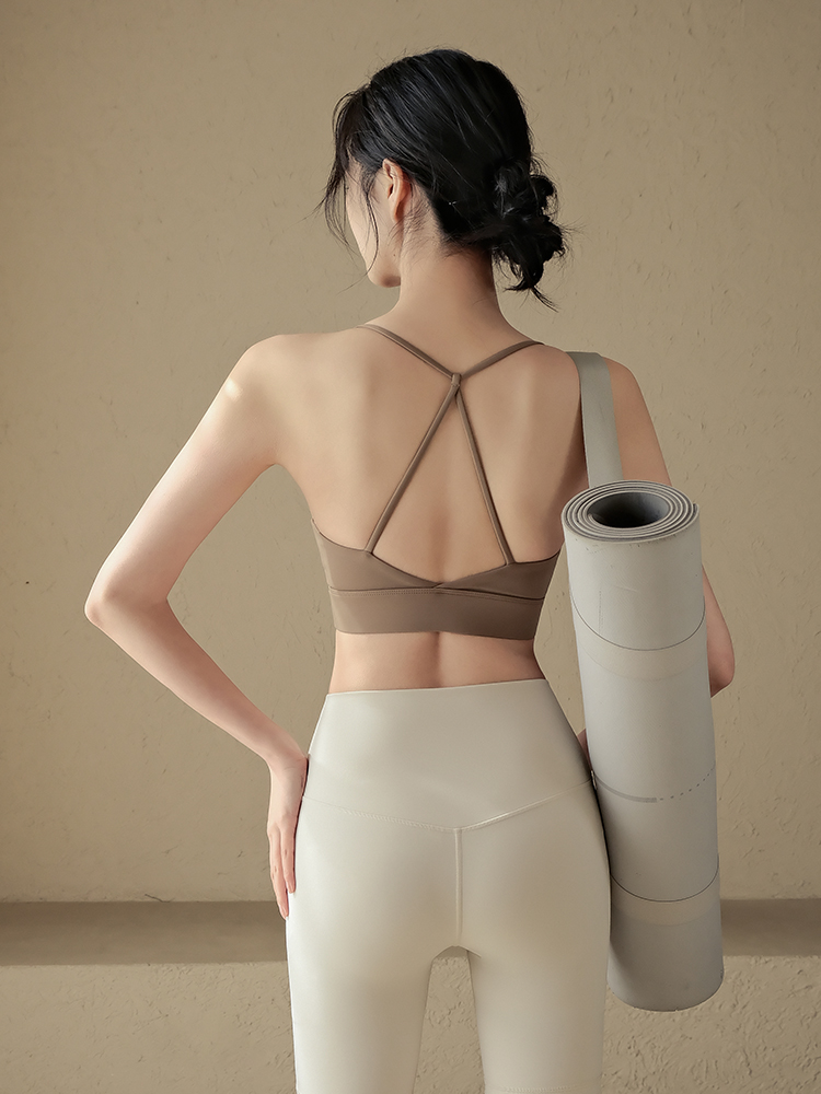性感吊帶瑜伽健身背心