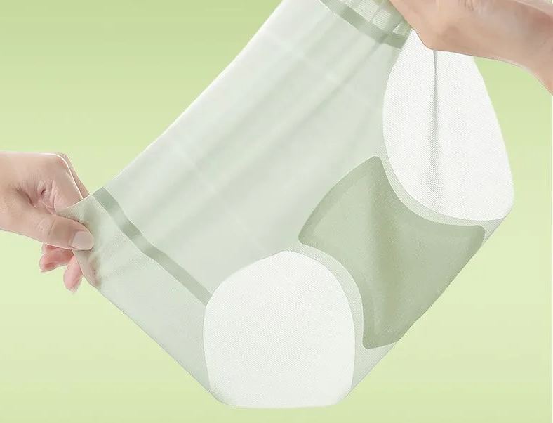 無痕絲滑禮盒4條裝口紅內褲