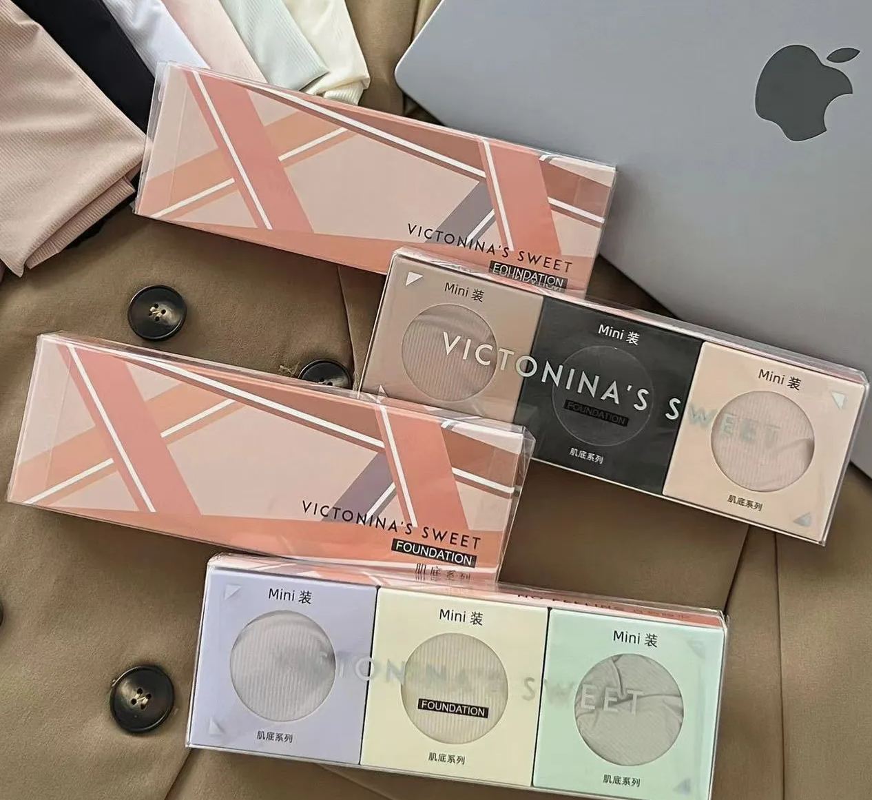 無痕冰絲禮盒3條裝粉底液內褲