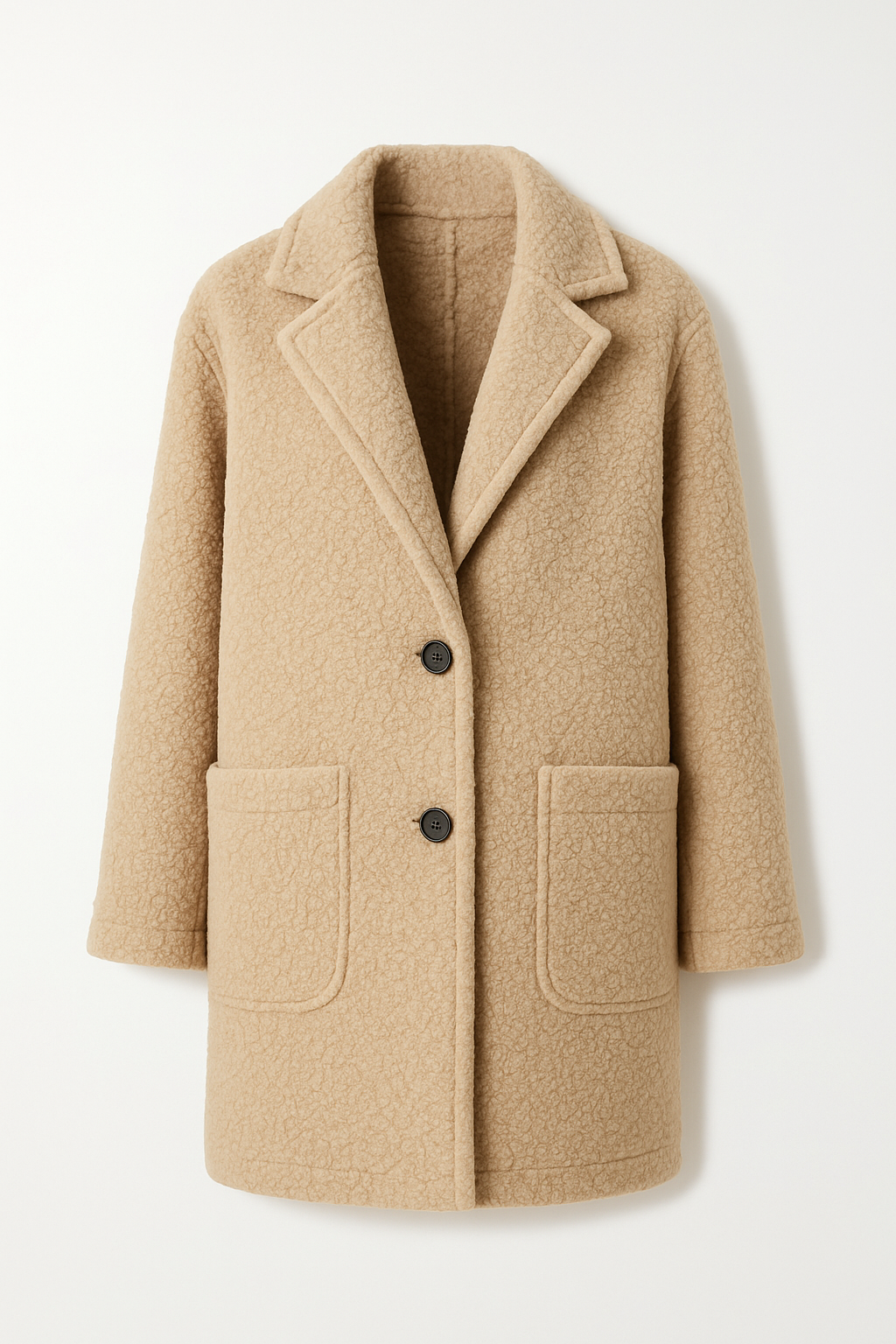[B003] Women's double-sided textured coat