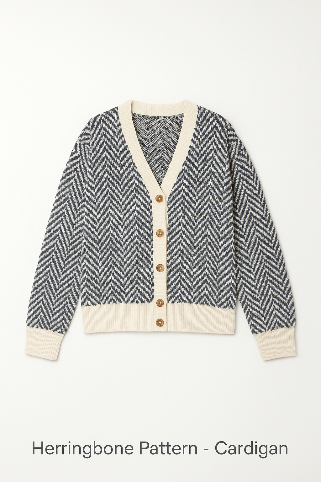 [B002] Herringbone Pattern - Cardigan Collection 2023