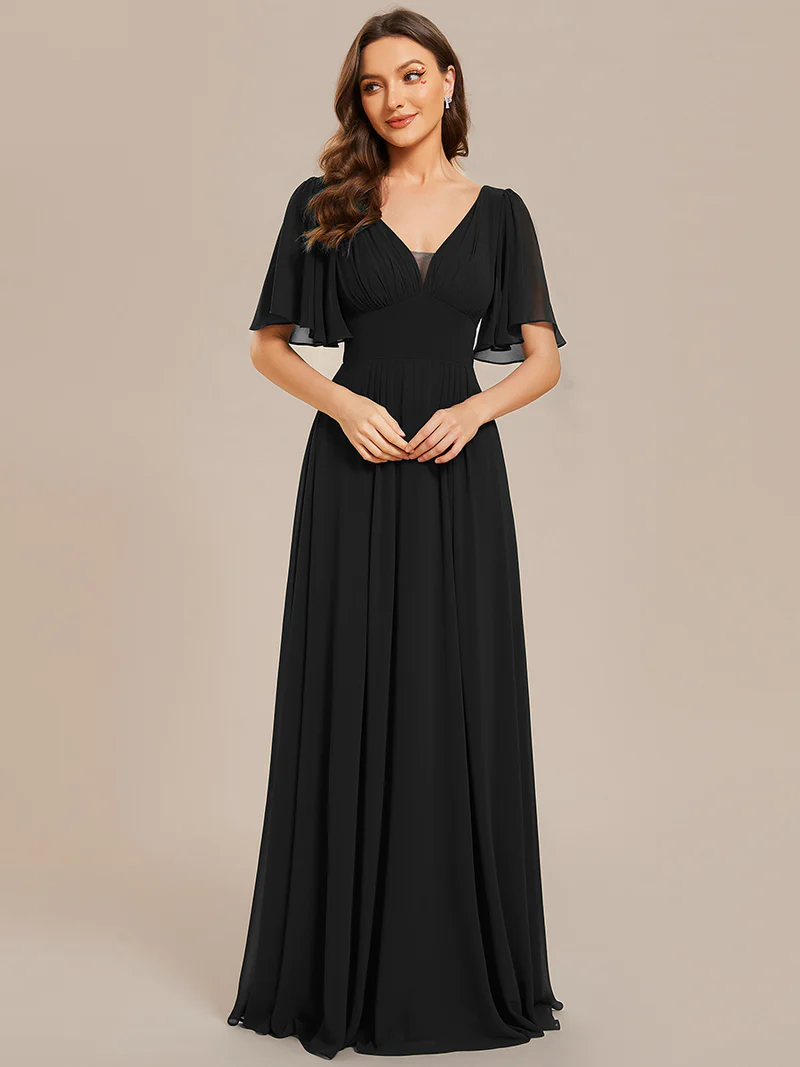 Empire hot sale chiffon dress