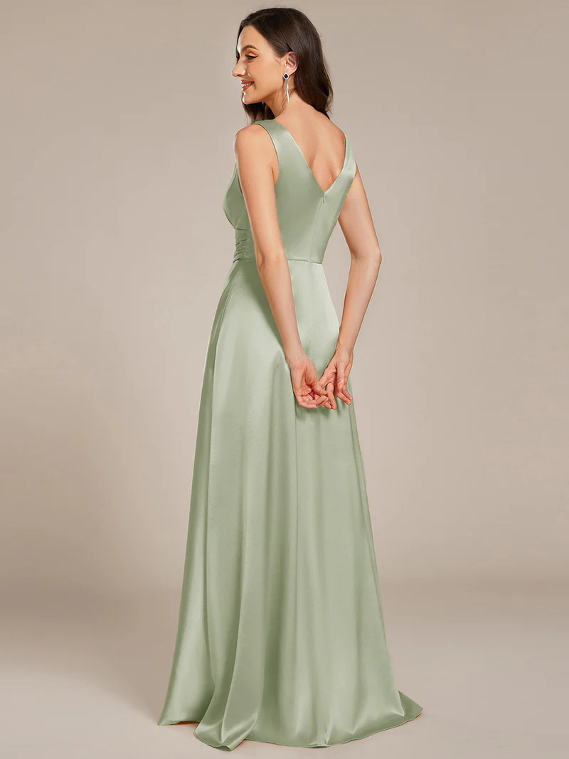 sachin and babi light blue dress Swiss Dot Tulle Empire Waist Soft Wedding Gown