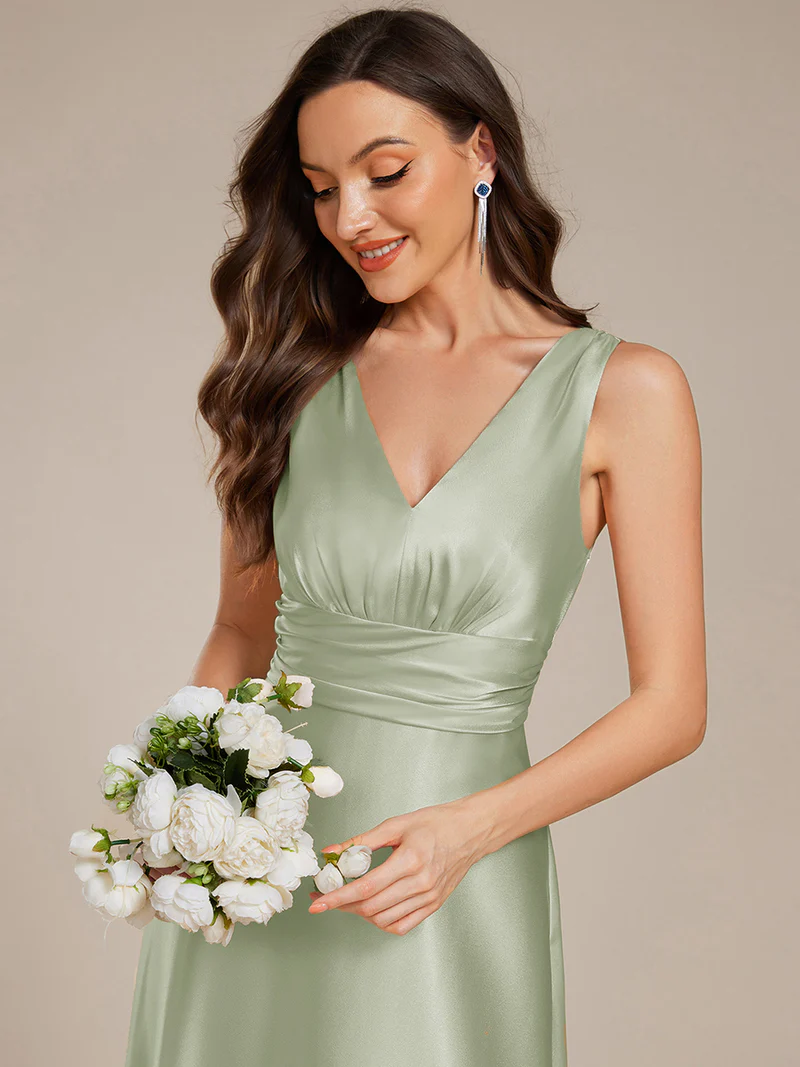 sachin and babi light blue dress Sweetheart Empire Waist Chiffon Long Prom Dress, Evening Dress With Ruched  Bodice on Luulla