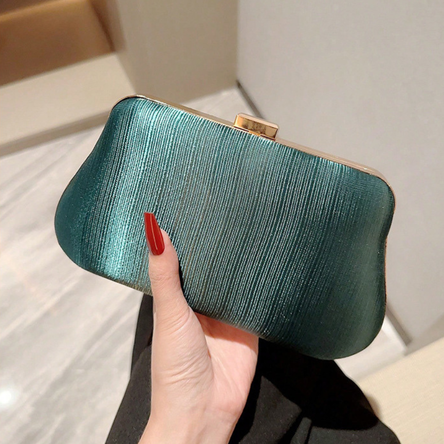 Ruched Clutch Bag