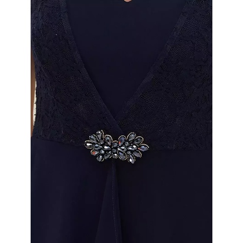 Sweetheart Cap Sleeve Floral Lace Wedding Evening Gown (Retail)