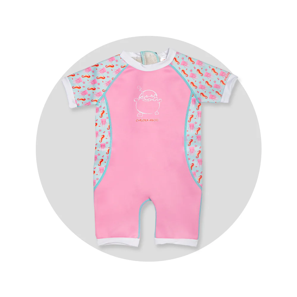 Cheekaaboo Warmiebabes Suit - Pink/Jellyfish
