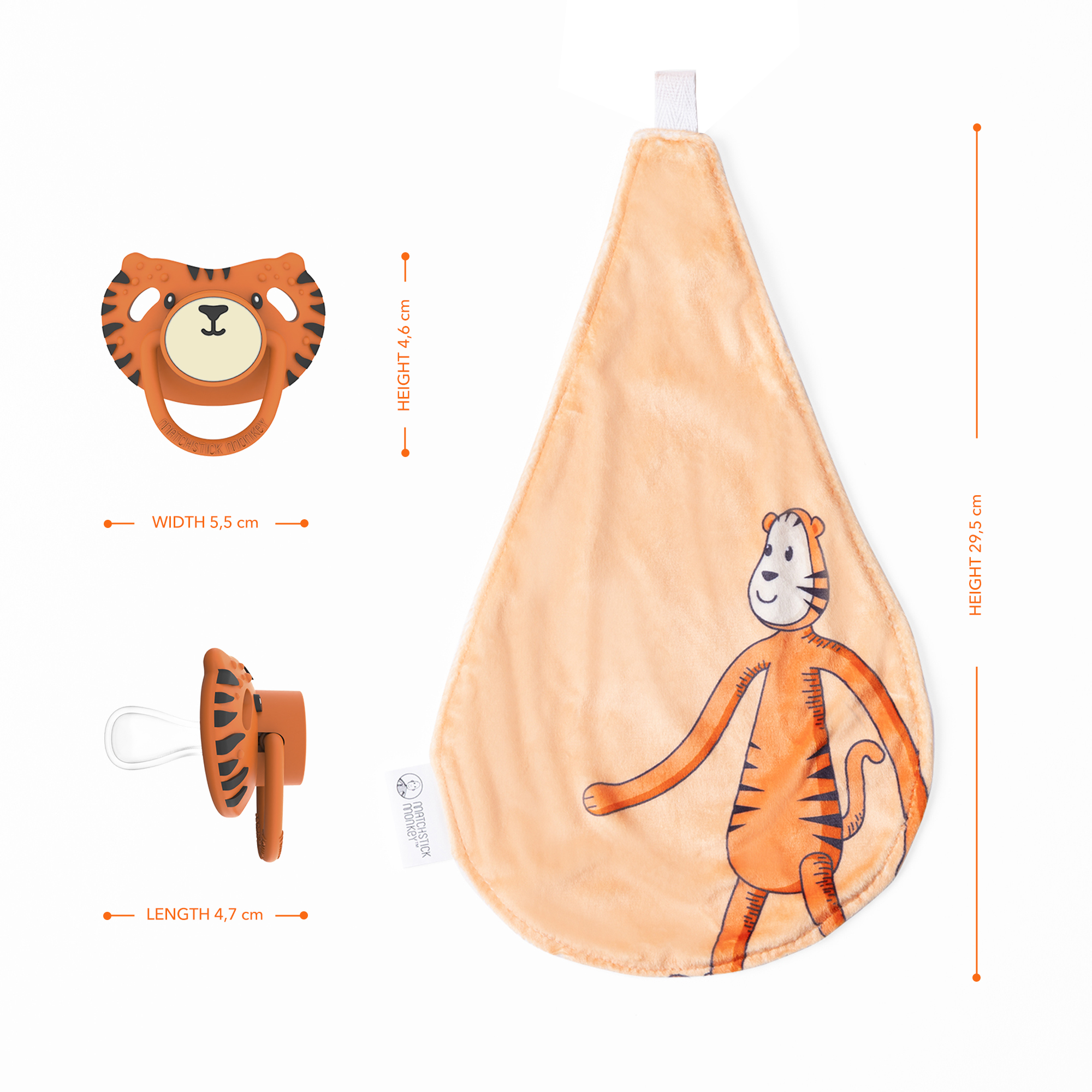 Matchstick Monkey All in 1 Soother + Comforter