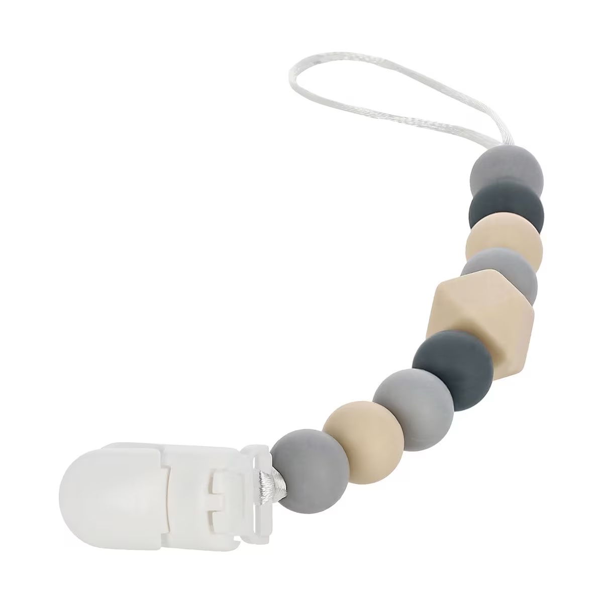 Snapkis Silicone Pacifier & Teether Clip