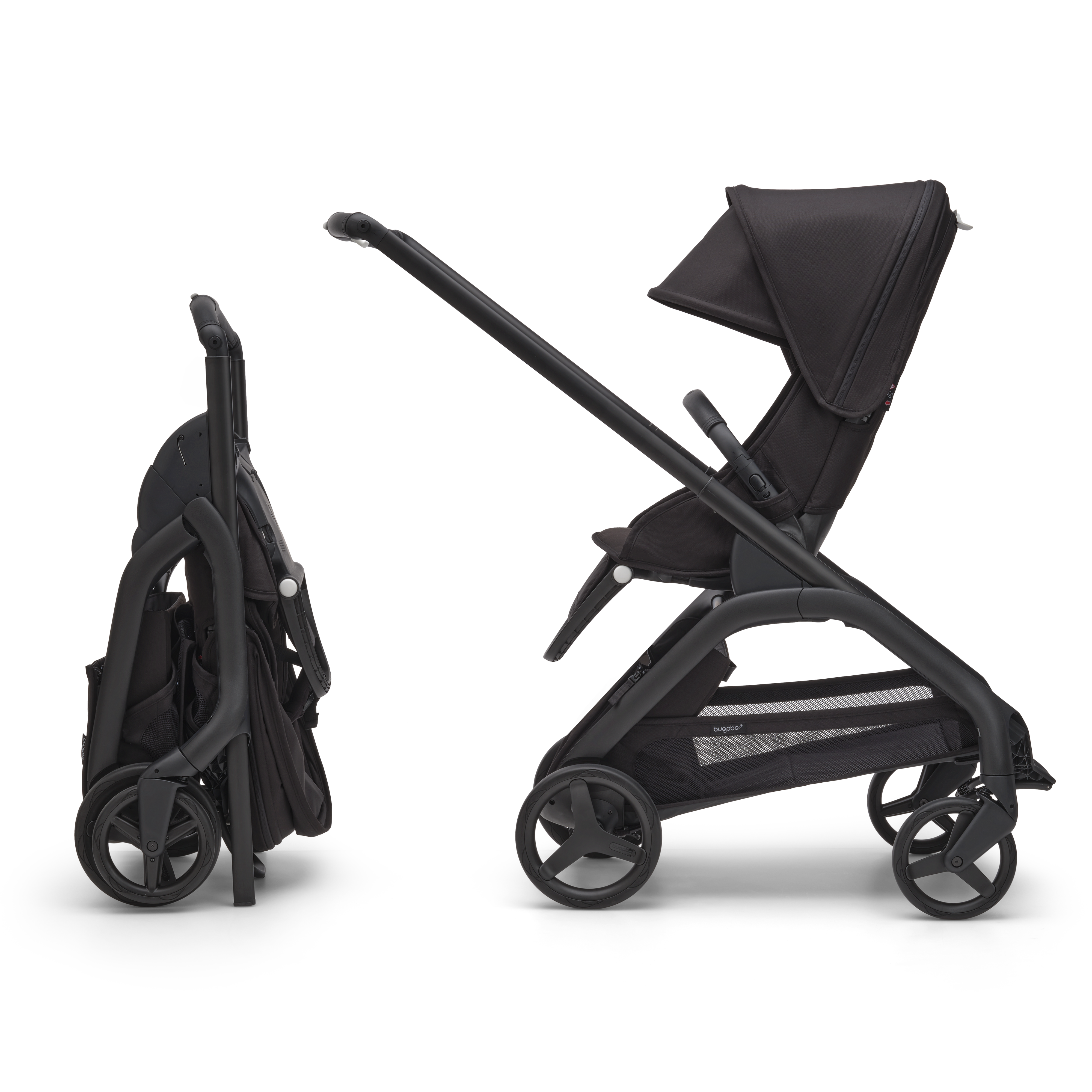 Bugaboo Dragonfly in Asia Black (CANOPY NOT INCLUDED) -Bebehaus