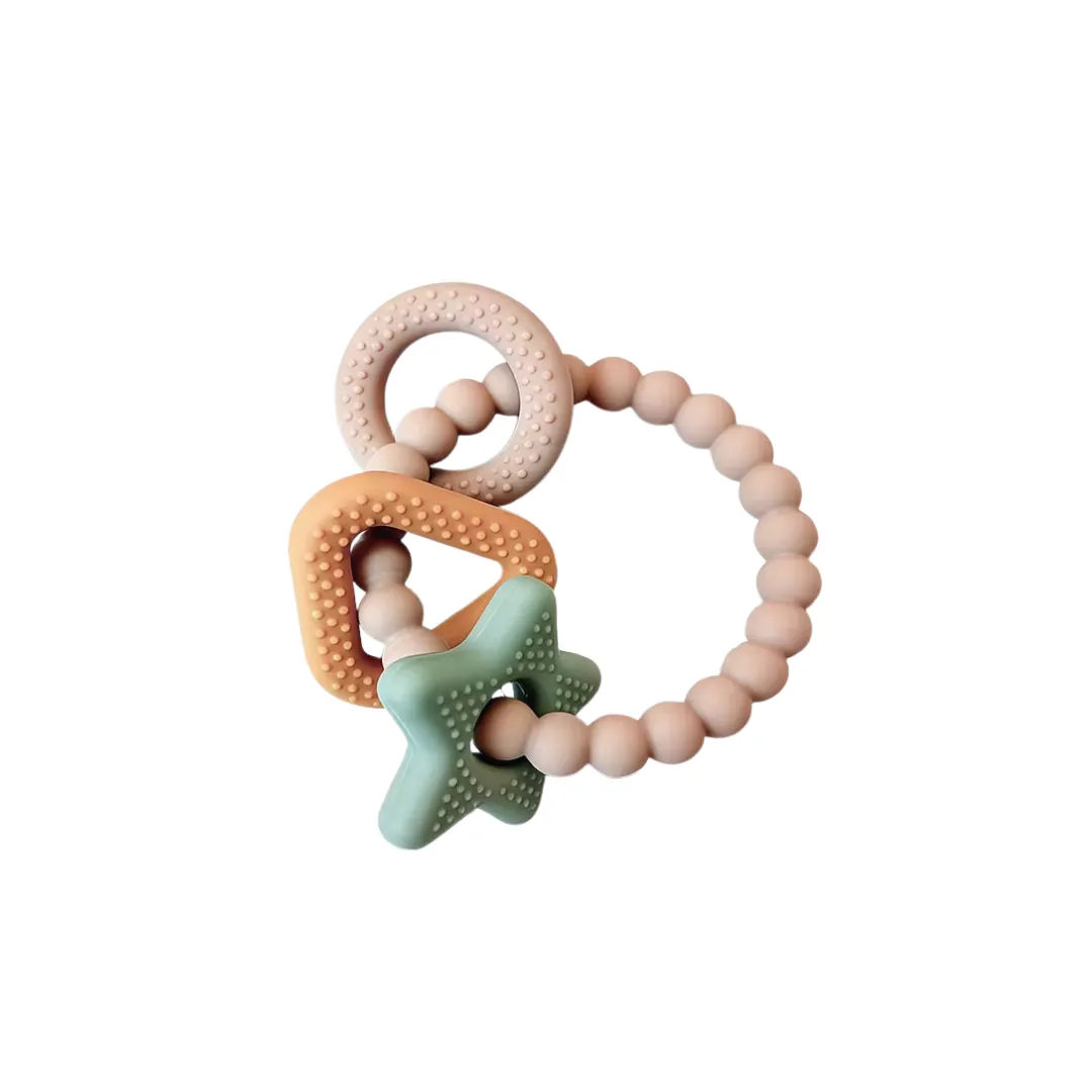 Mils & Key Trio Ring Teether