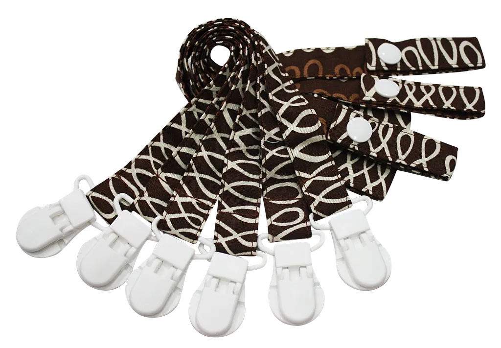 Angel Mel Organic Cotton Soother Clip