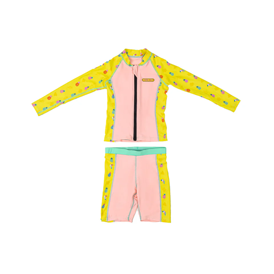 Cheekaaboo Aqualite 2 Piece Swimwear - Peach/Pineapple