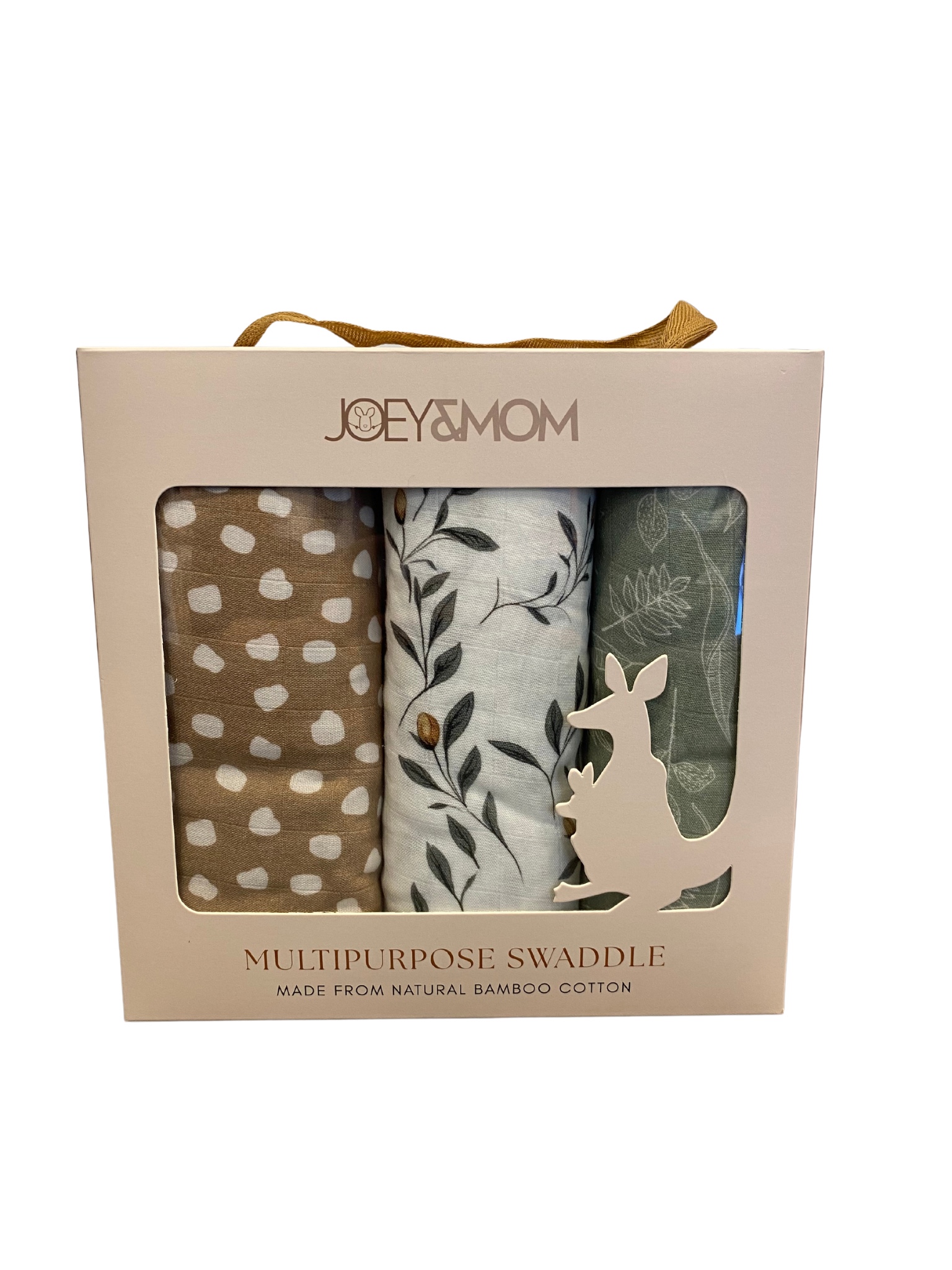 Joey&Mom Multipurpose Swaddle Bamboo Cotton Bundle 3in1-Bebehaus
