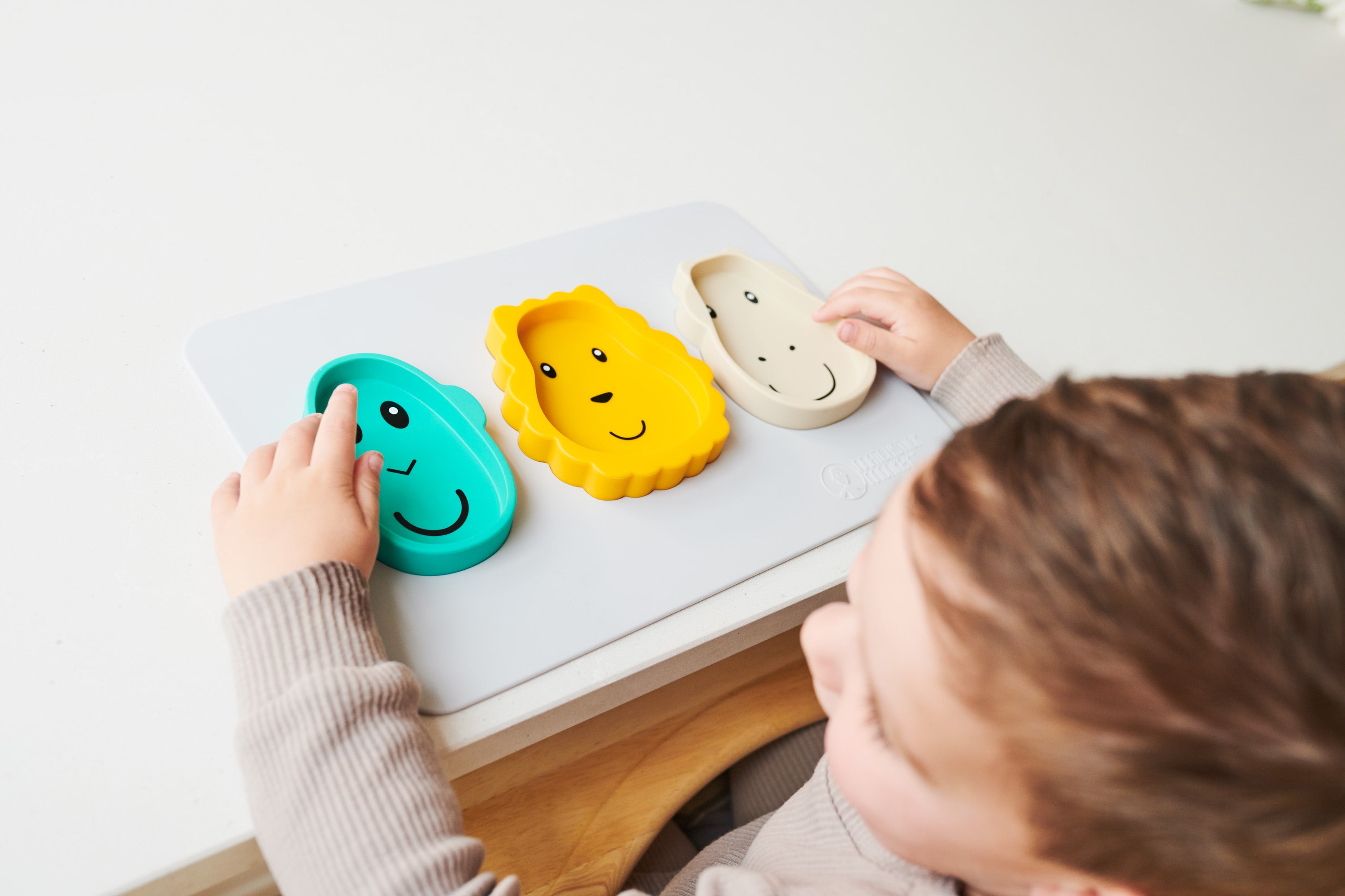 Matchstick Monkey Mealtime Animal Place Mat-Bebehaus