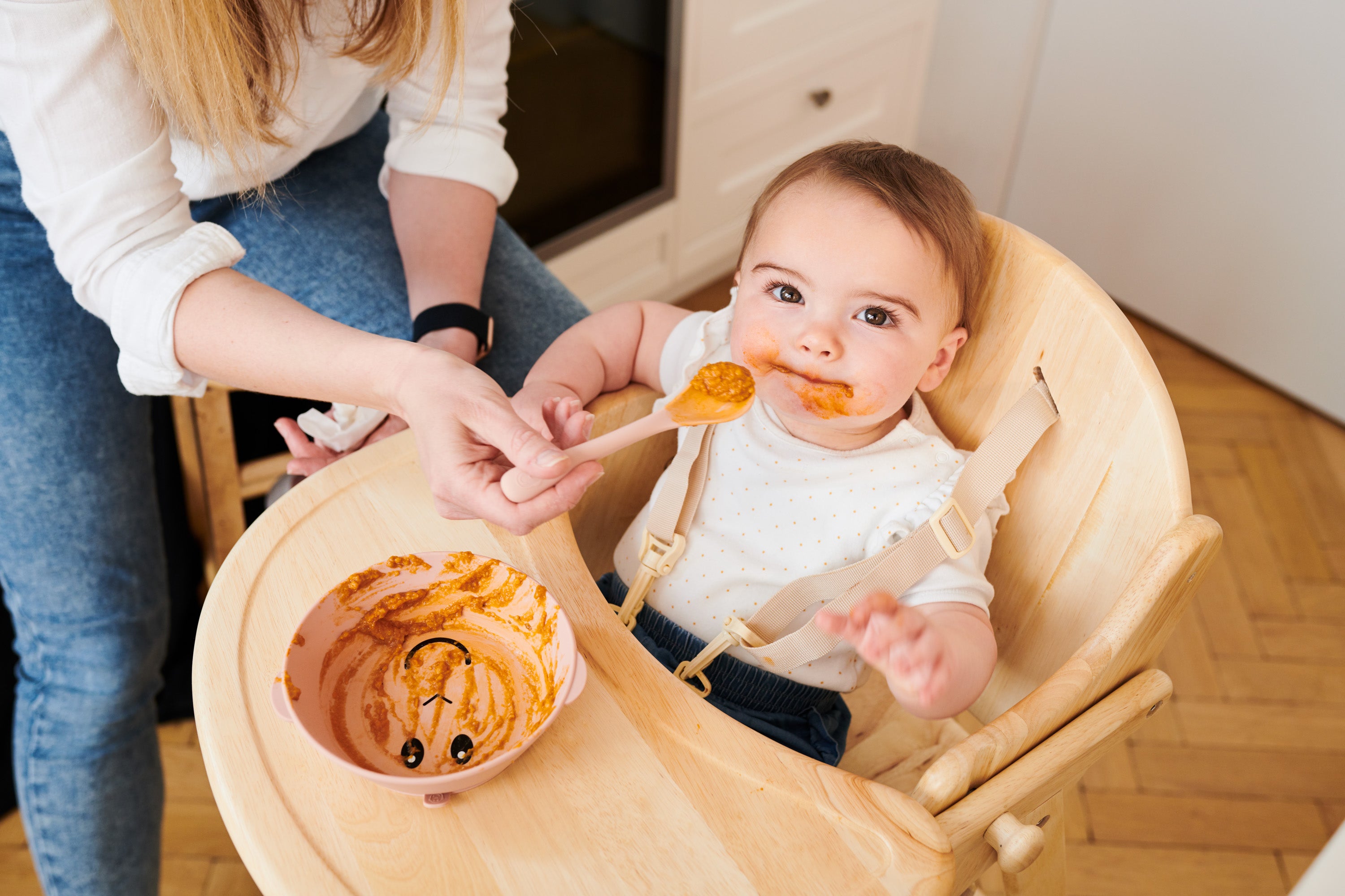 Matchstick Monkey Mealtime Feeding Spoons-Bebehaus