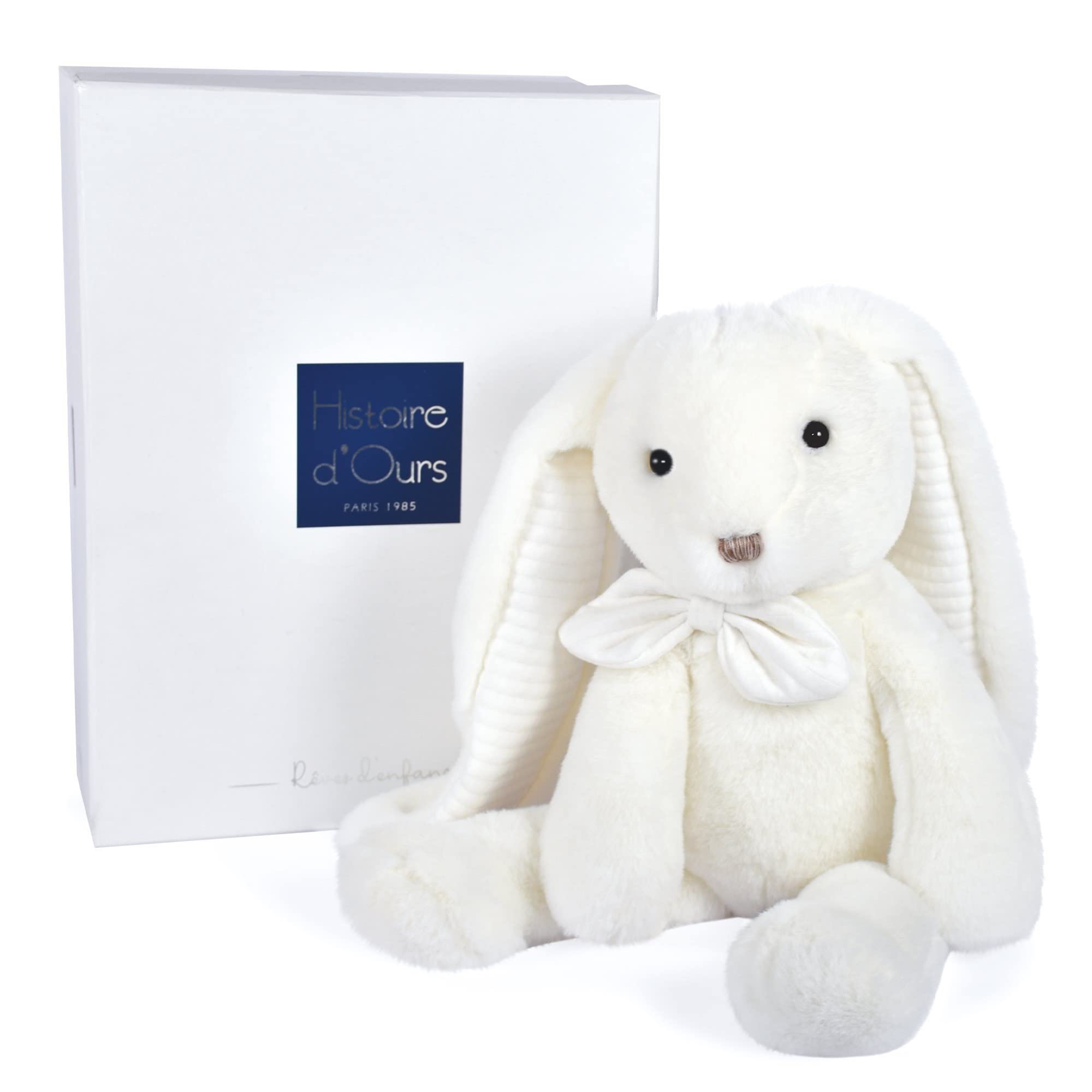 Histoire d' Ours Preppy Chic - Rabbit White 40cm