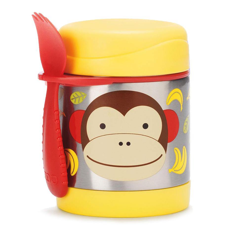 Skip Hop Zoo Insulated Little Kid Food Jar-Bebehaus