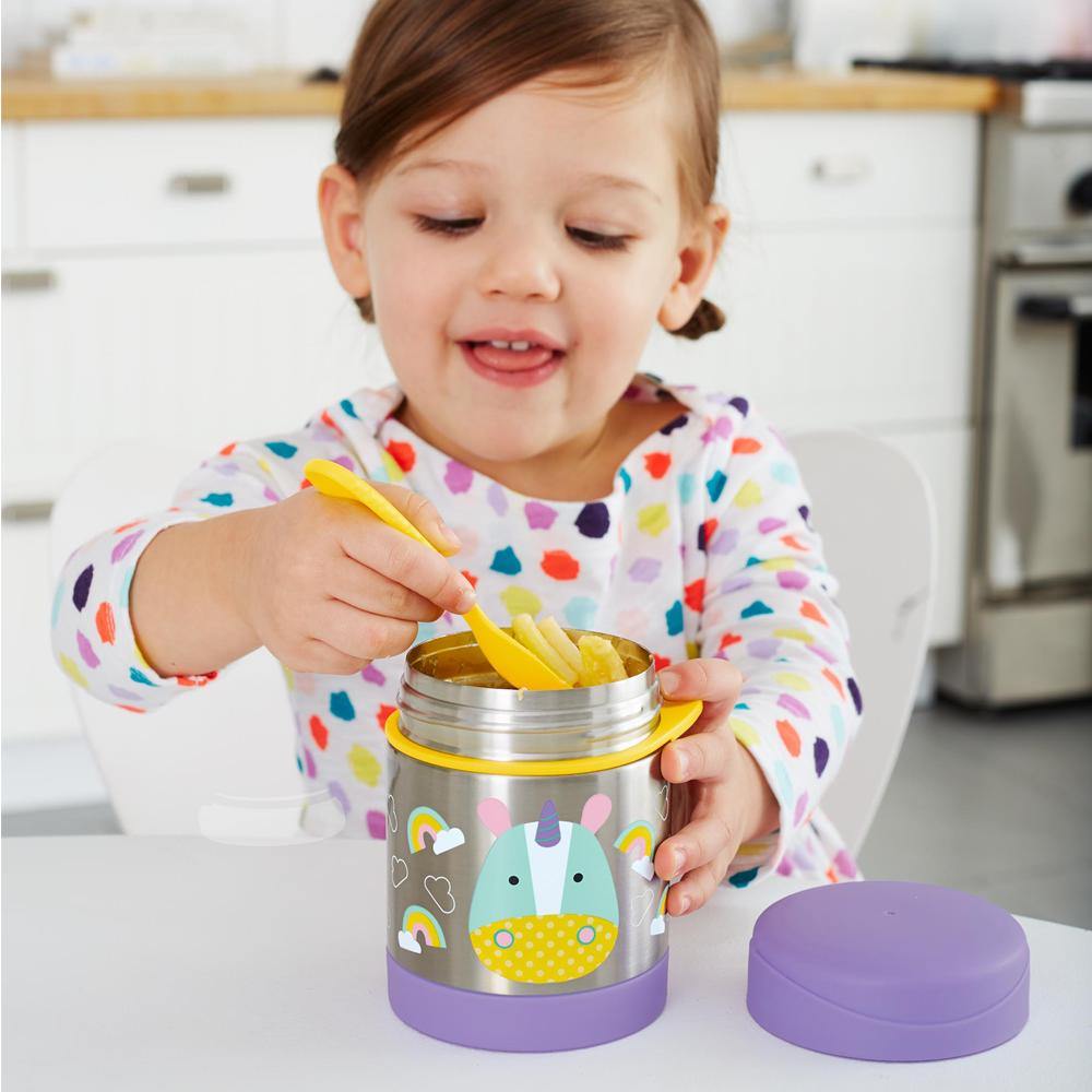 Skip Hop Zoo Insulated Little Kid Food Jar-Bebehaus