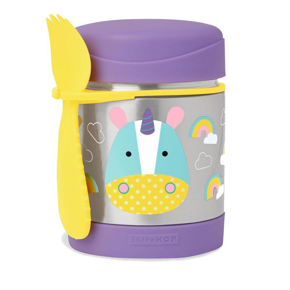 Skip Hop Zoo Insulated Little Kid Food Jar-Bebehaus
