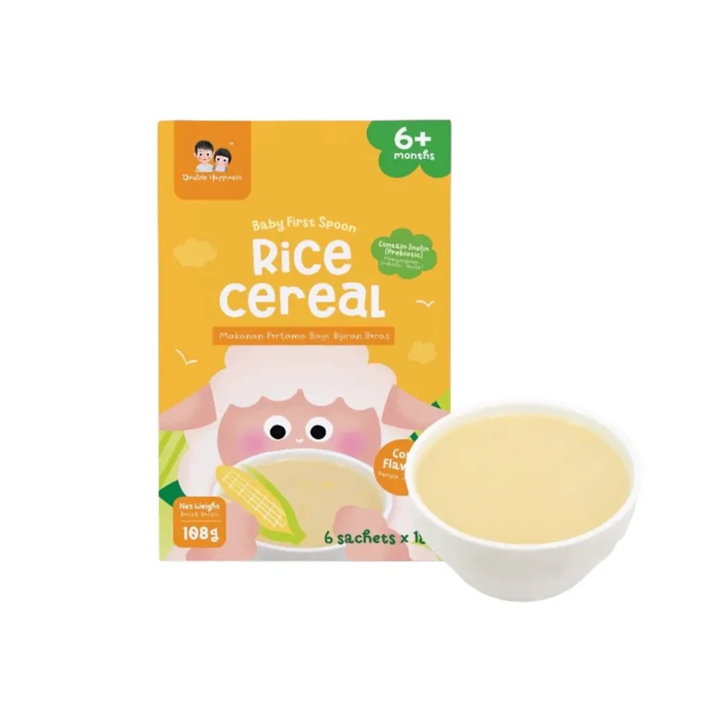 Double Happiness Baby First Spoon Rice Cereal