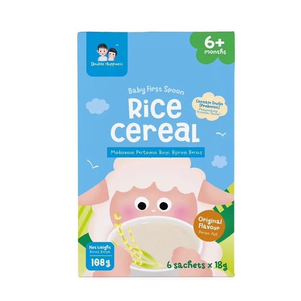 Double Happiness Baby First Spoon Rice Cereal