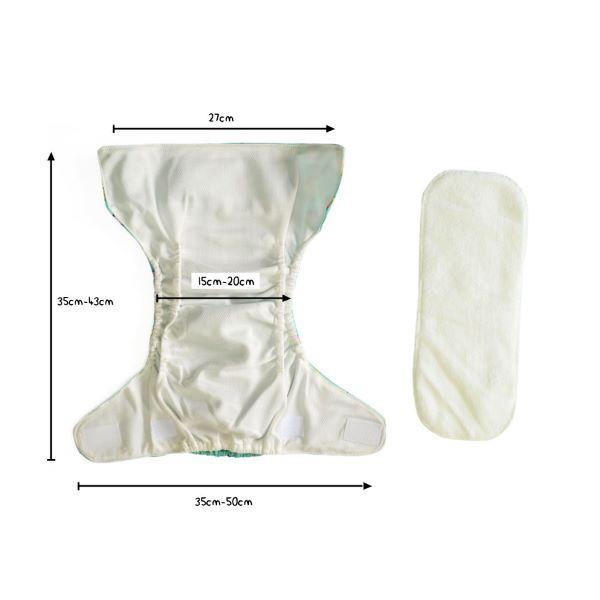 Cheekaaboo 2n1 Swim & Reusable Cloth Diaper 3-36 months - Salmon Pink-Bebehaus