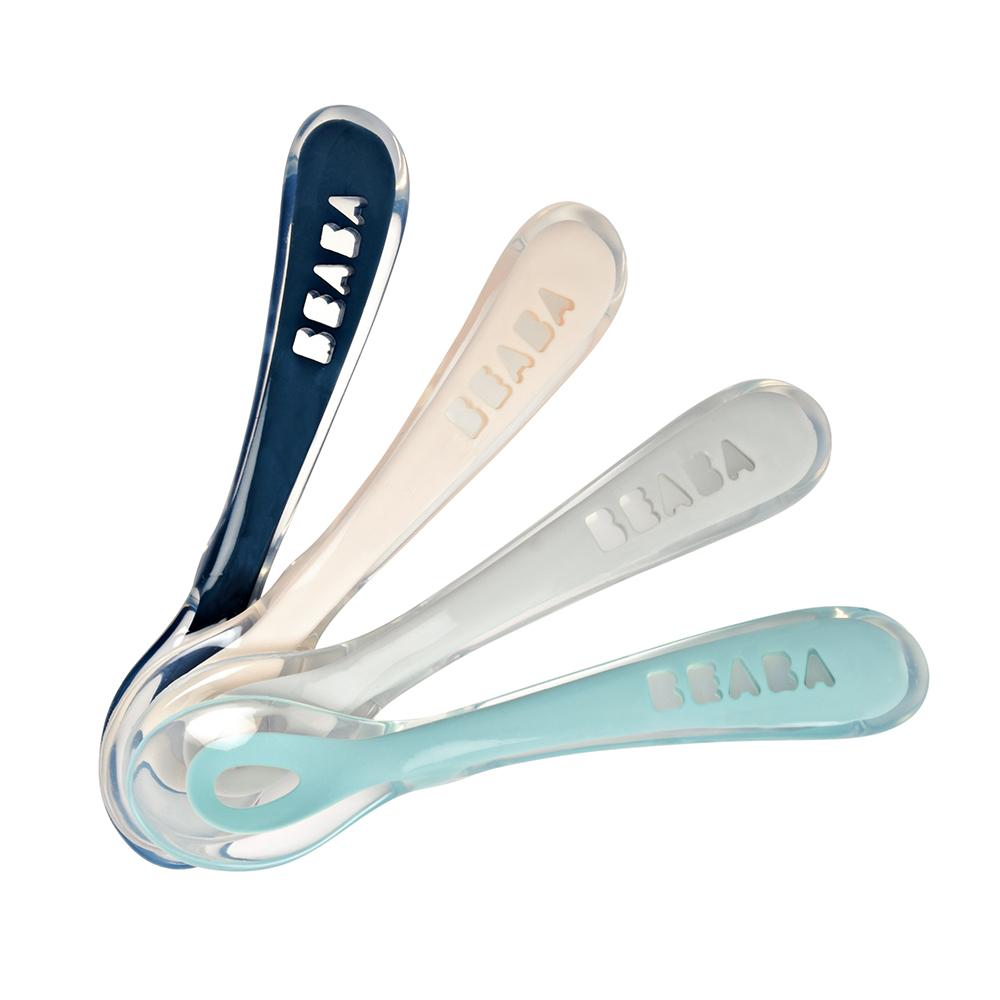 Beaba 2nd Age Silicone Spoon 8+Months-Bebehaus