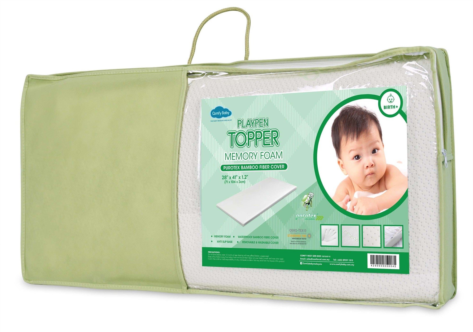 Baby memory foam mattress cheap topper