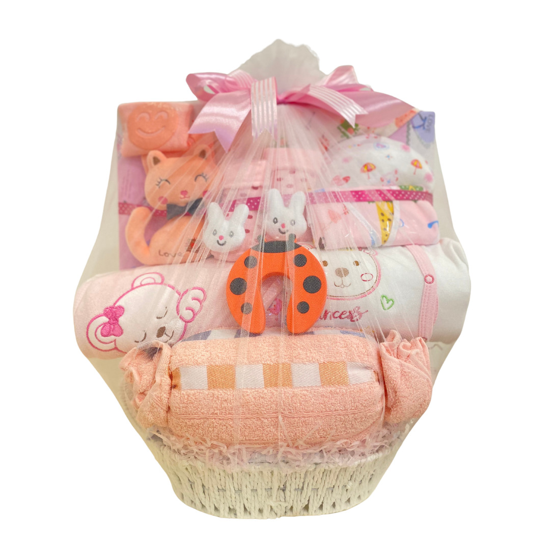 Baby Girl Gift Set Basket