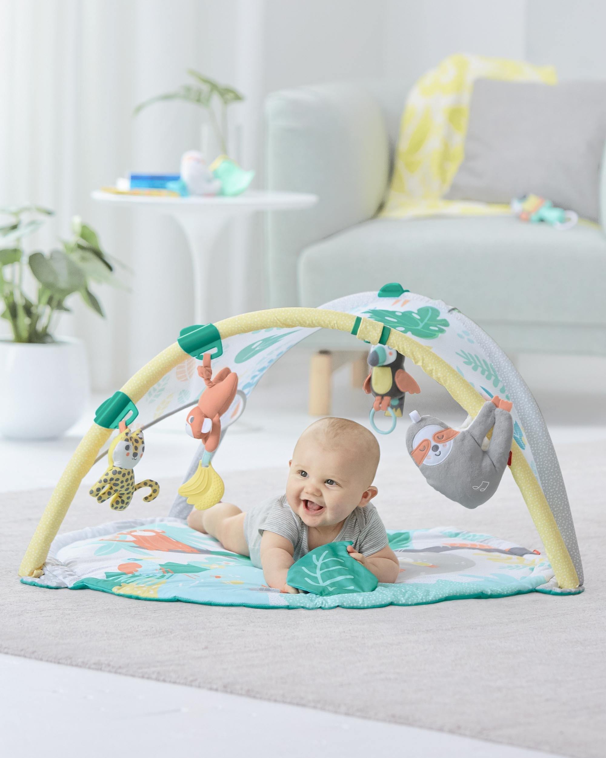 Skip Hop Tropical Paradise Activity Gym & Soother Play Mat-Bebehaus