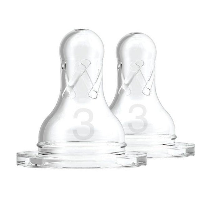 Dr. Brown's Natural Flow® Options+™ Baby Bottle Nipples Narrow-Neck-Bebehaus