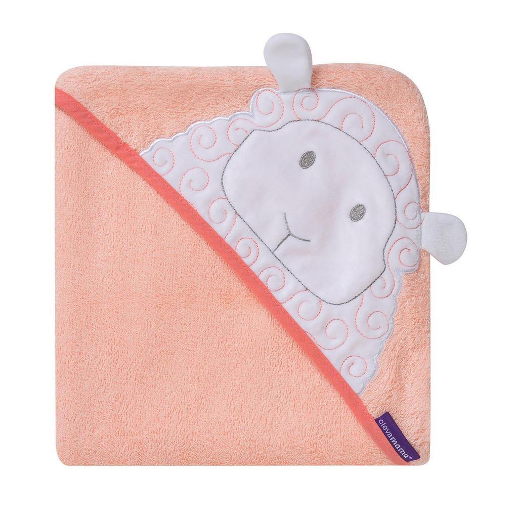 Clevamama Bamboo Apron Baby Bath Towel-Bebehaus