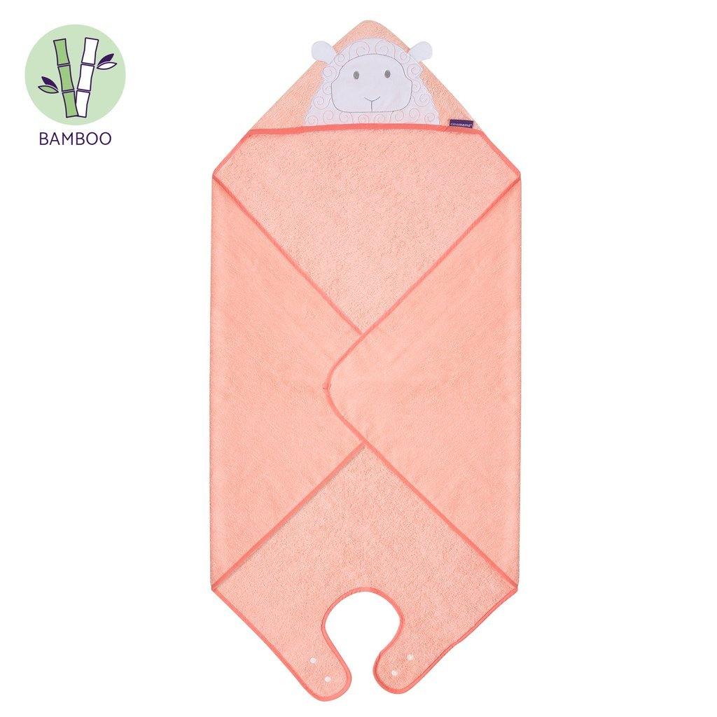 Clevamama Bamboo Apron Baby Bath Towel-Bebehaus