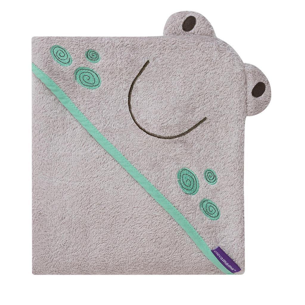 Clevamama Bamboo Apron Baby Bath Towel-Bebehaus