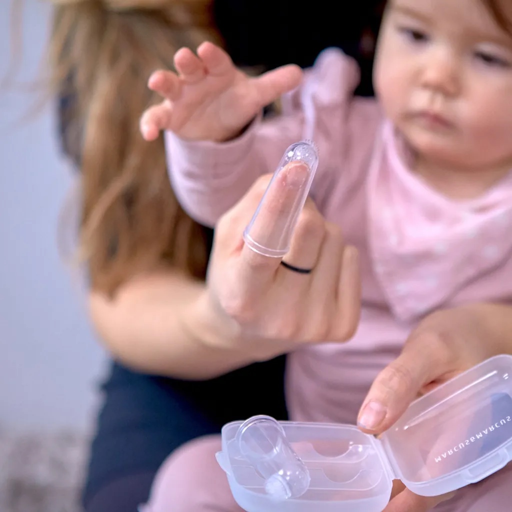 Marcus & Marcus Finger Toothbrush & Gum Massager Set-Bebehaus