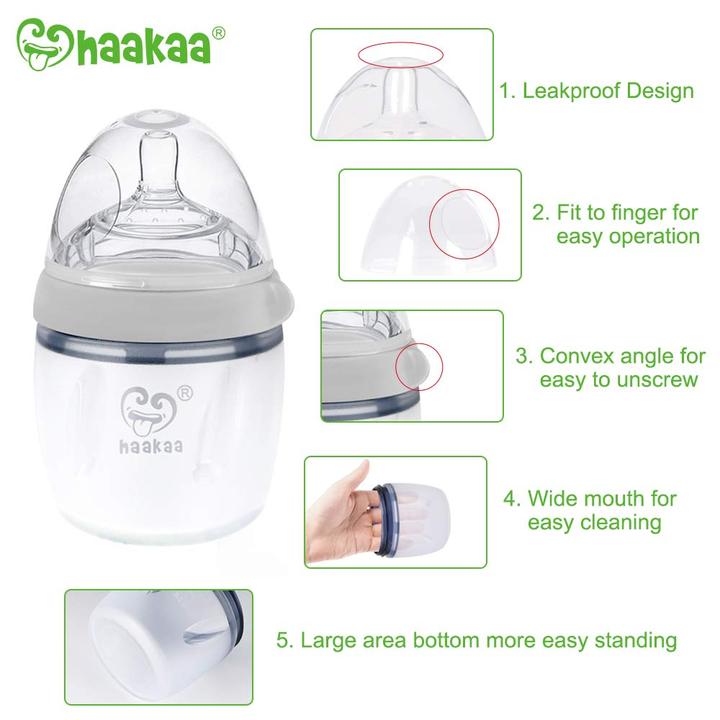Haakaa Silicone Breast Pump Gen 3 160ml-Bebehaus