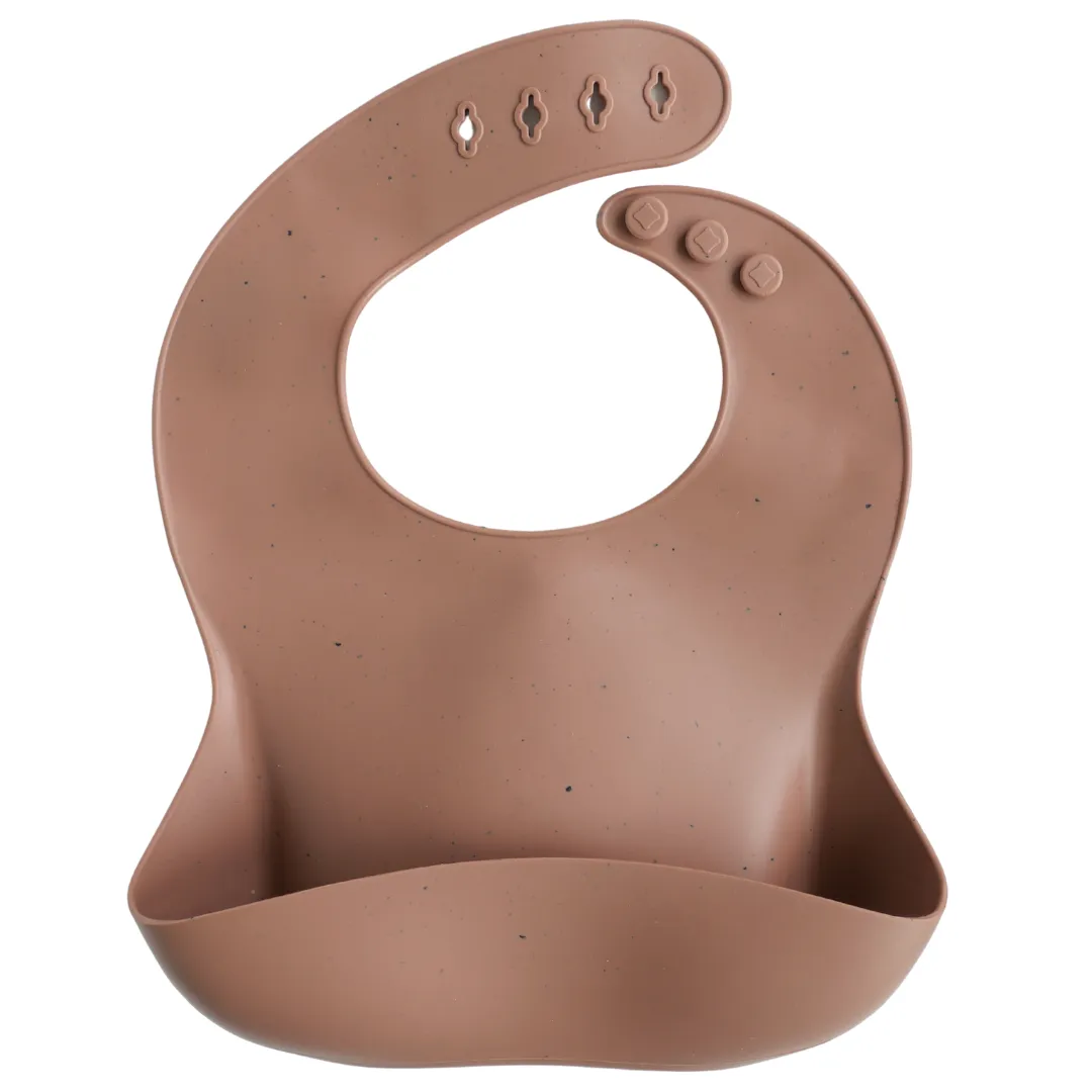 Mils & Key Speckled Silicone Bibs