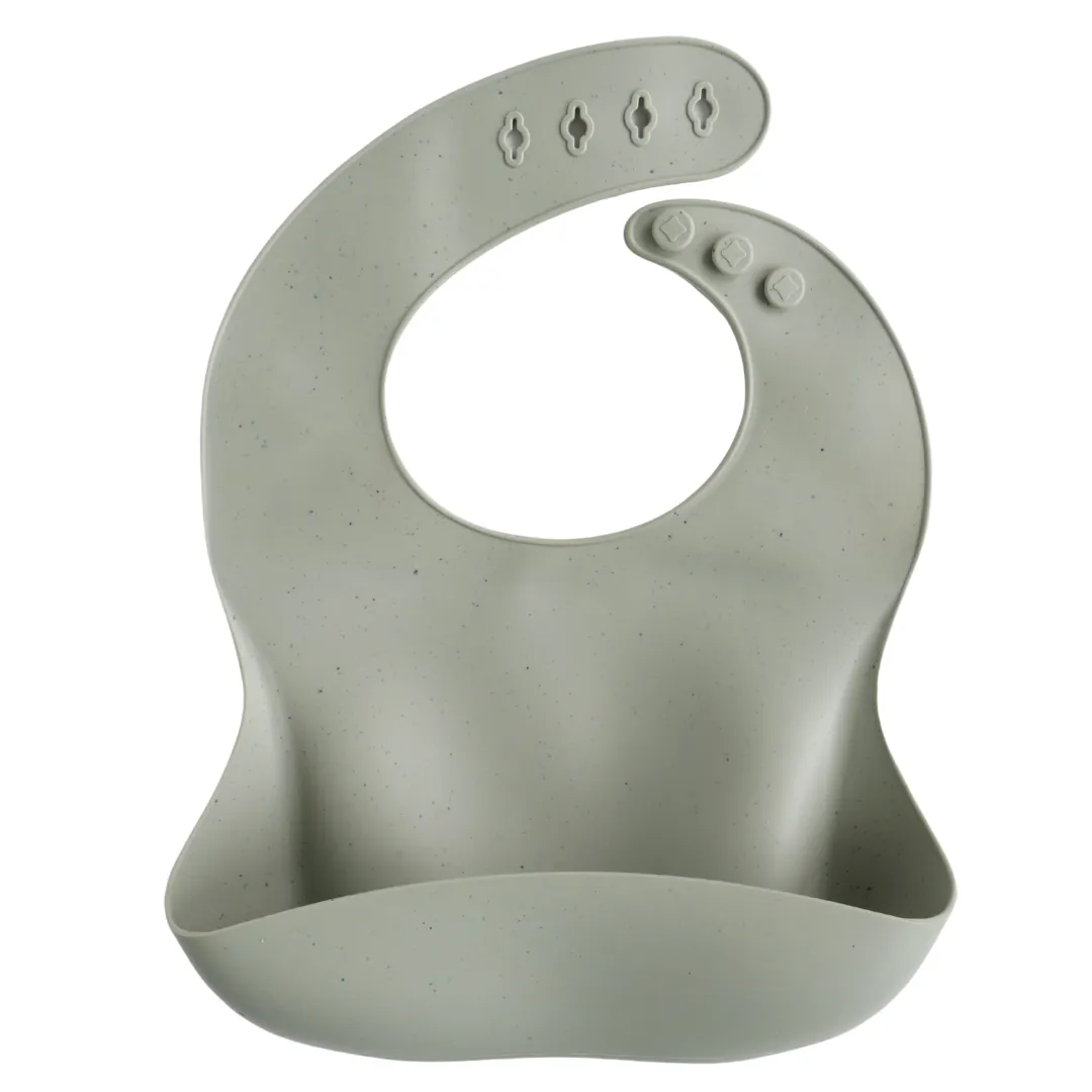 Mils & Key Speckled Silicone Bibs