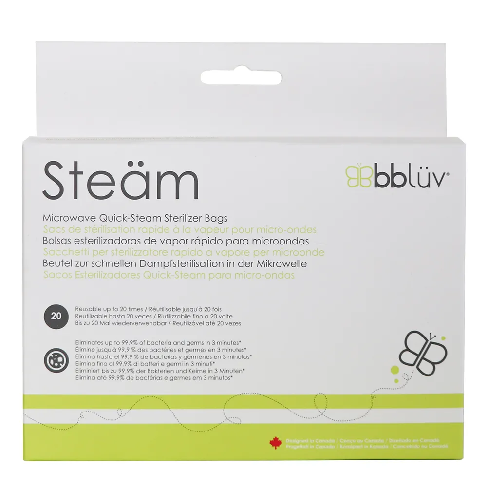 bbluv Steam Microwave Quick Steam Sterilizer Bag