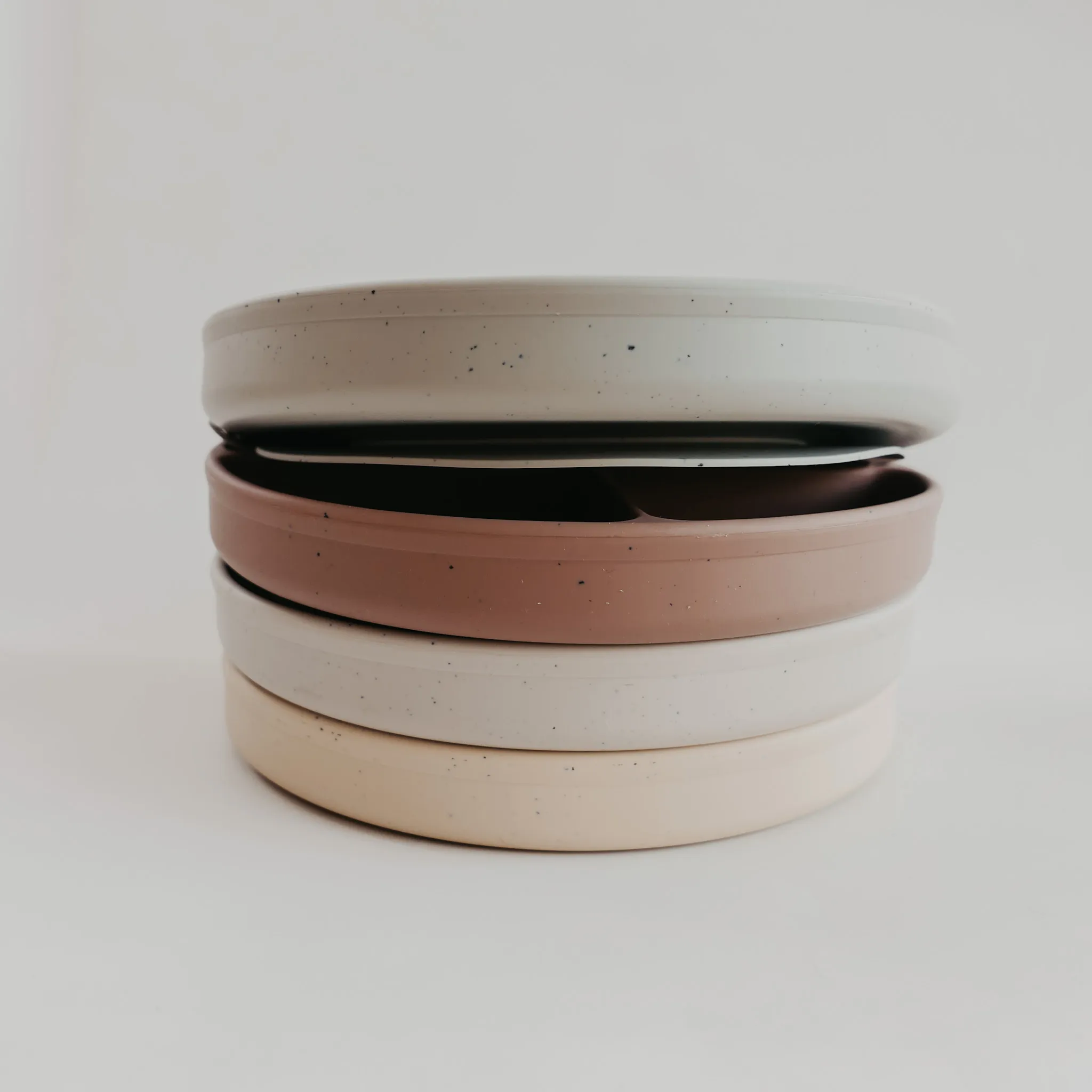 Mils & Key Speckled Divided Plate